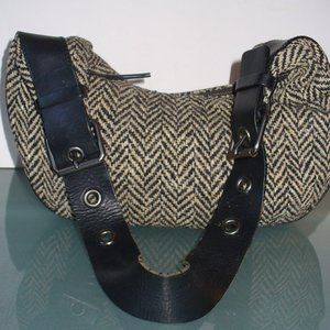 Banana Republic Herringbone Tweed Hobo Bag